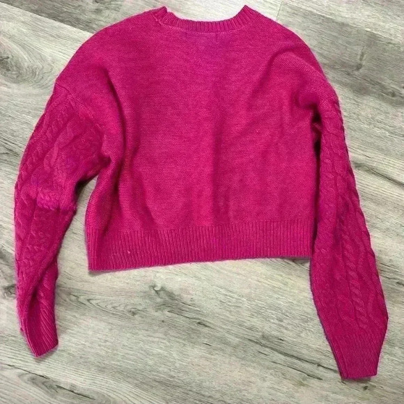 Juniors No Comment knit sweater - Picture 4 of 4